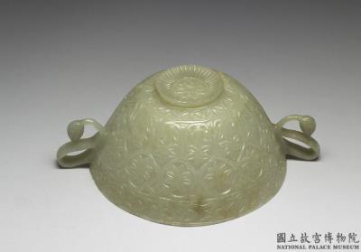 图片[3]-Jade bowl with two s-shaped handles, Ottoman Empire-China Archive